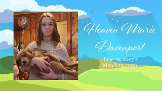 Heaven Marie Davenport - Funeral Service