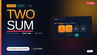 Leetcode Tutorial: Two Sum (Python)