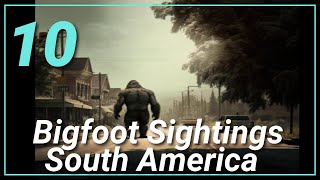 Ten Bigfoot Sightings South America #bigfoot #paranormal #scary #woodsman