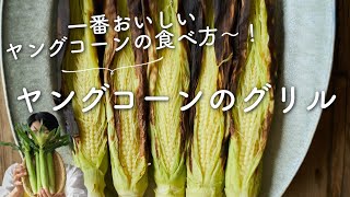 【一番おいしい食べ方はこれ！】ヤングコーンのグリルのレシピ・作り方