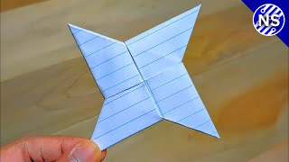 How to Make a Ninja Star (Shuriken) Origami Paper Weapon