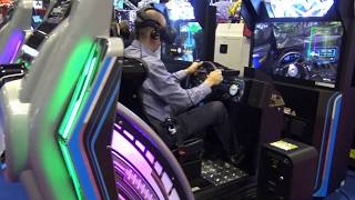 Go For A Ride In Overtake DX \u0026 Overtake VR by Wahlap (IAAPA 2018)