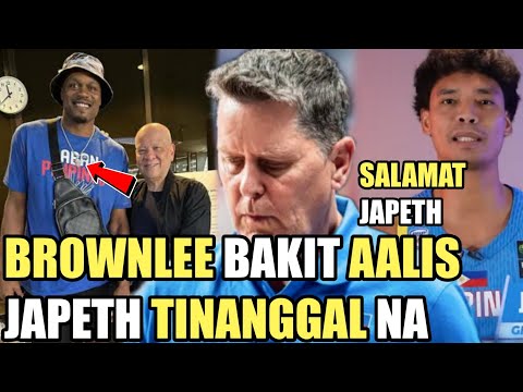 GILAS BAKIT AALIS SI JUSTINE BROWNLEE JAPETH AGUILAR TINANGGAL NA SA GILAS SALAMAT JAPETH !