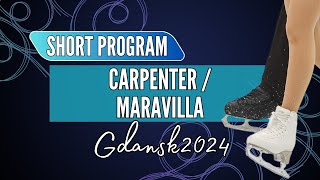 Saya CARPENTER / Ignacio MARAVILLA (USA) | Junior Pairs Short Program | Gdansk 2024