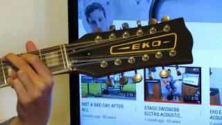 EKO RANGER 12 STRING 1960's MODEL REVIEW \u0026 DEMO