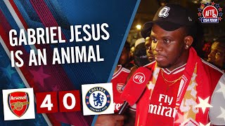 Arsenal 4-0 Chelsea | Gabriel Jesus Is An Animal
