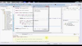 How to Make Right angle Triangle in Java