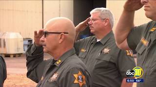 Merced County Sheriff's hanger dedicated to former under-sheriff Bill Blake