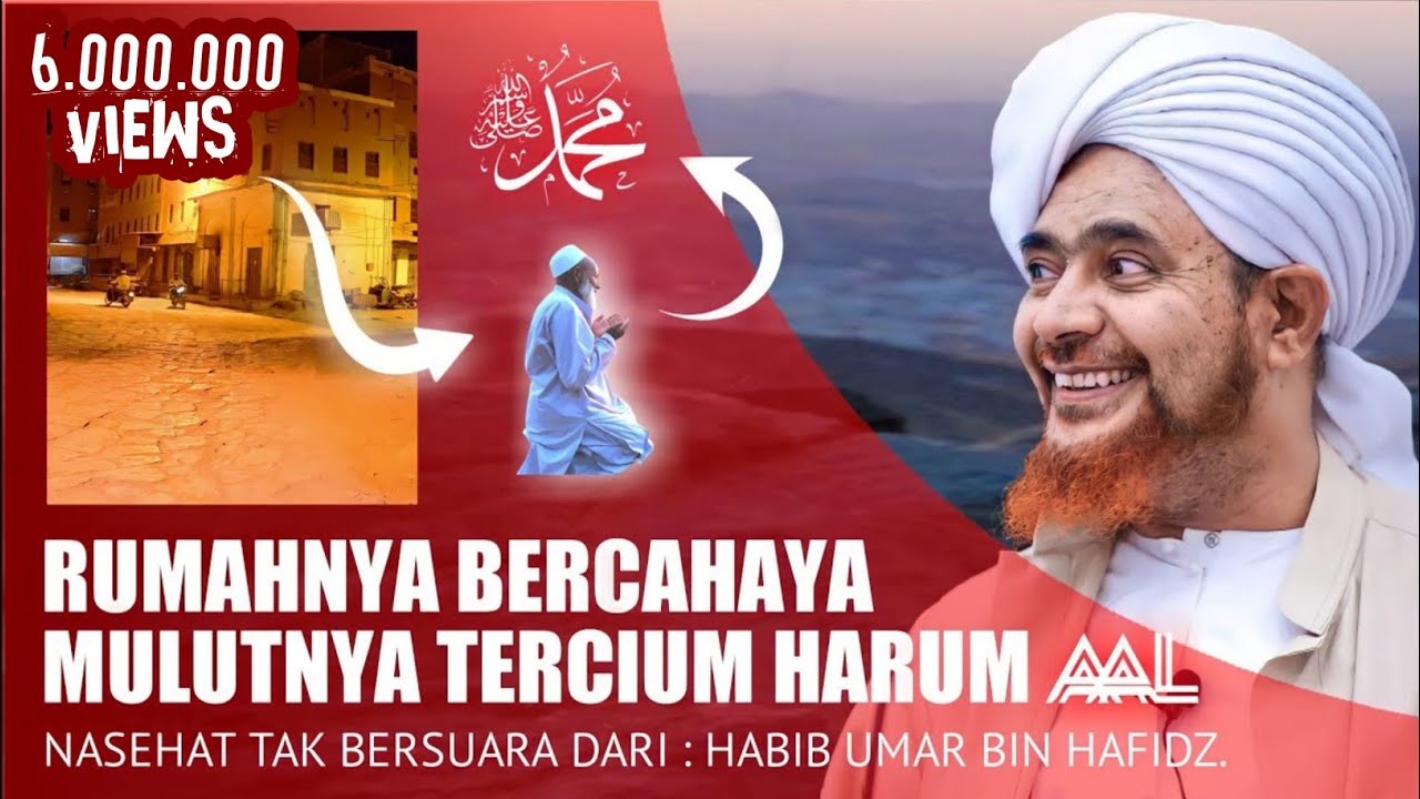 Sholawat Mulutnya Harummmm Dan Rumahnya Bercahayaaaaa !! Habib Umar Bin ...