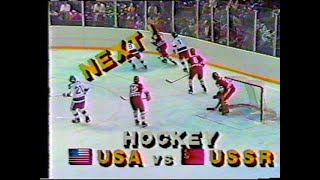 1980 Winter Olympics Hockey USSR vs USA and Skiing Men's Slalom Feb 22 1980 ABC WXYZ 7