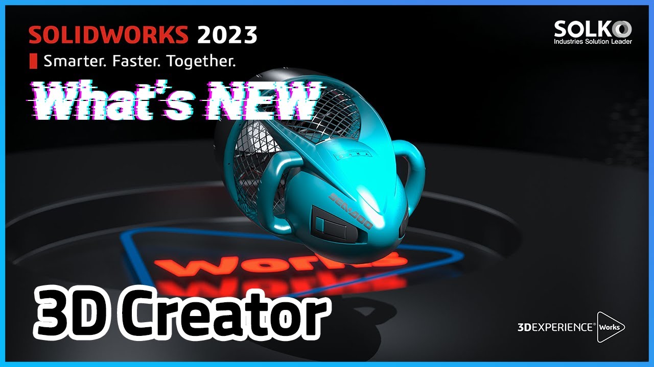 SOLIDWORKS 2023 What's NEW : 3D Creator - YouTube