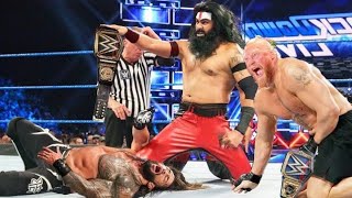 WWE 25 May 2022 Roman Reigns VS. Brock Lesnar VS. Veer Mahaan VS. Jey Usos VS. All Raw & Smackdown 🔥