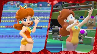 All 17 Events (Daisy gameplay) | Mario and Sonic at the Rio 2016 Olympic Games for Wii U ᴴᴰ