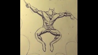 How to Draw Batman in Action A Dredfunn Tutorial
