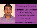 Backpatching in 3 address code: Loop, Switch-case