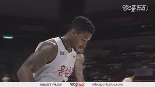 【HIGHLIGHTS】QJ Peterson H/L | Sonicboom vs KGC | 20171210 | 2017-18 KBL