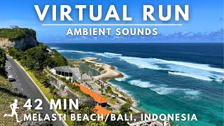 Virtual Running Video For Treadmill in #Bali #MelastiBeach #virtualrunningtv #virtualrun #ambient