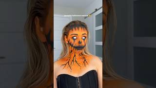 Pumpkin Halloween Makeup 🎃✨ #halloween #pumpkin