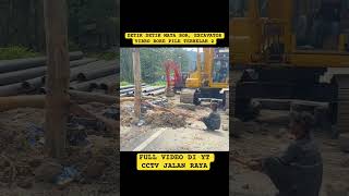 Detik detik mencekam!! Mata bore Excavator Vibro bore pile terbelah 2 #batujombahariini #excavator