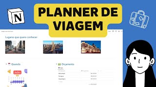 Como criar um planner de viagem no Notion | Planeje suas próximas férias