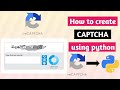 How to create CAPTCHA using python | Image Based Captcha Using Python | Captcha | Python
