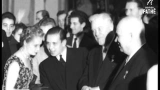 Bulganin And Khrushchev Visit Royal Opera House (1956)