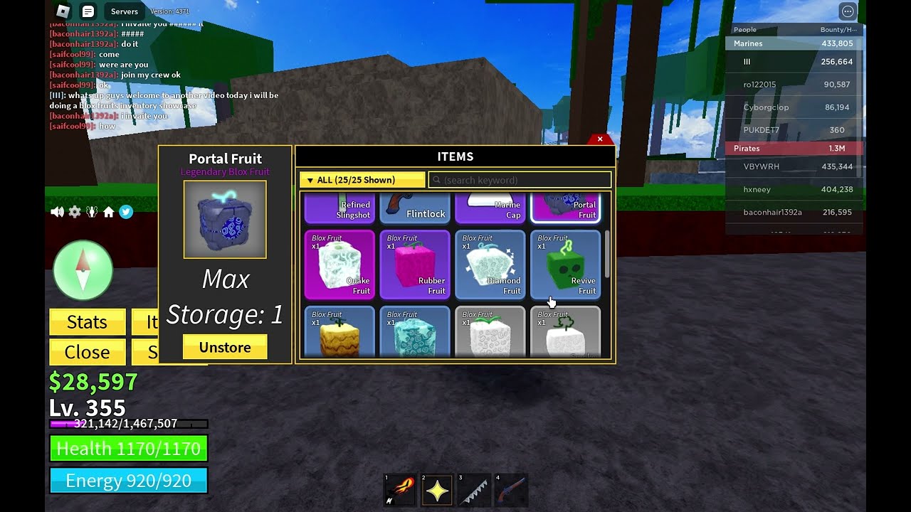 Blox Fruits Inventory Showcase - YouTube