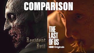 Same First ‘Zombie’ VIBE Comparison - The Last Of US HBO Vs Resident Evil