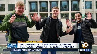 Jazz hands replacing clapping?