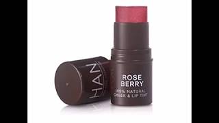 HAN Skin Care Cosmetics Natural Cheek and Lip Tint, Rose Berry