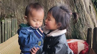 Great:after many days of waiting,the government helped the single mother send her children to school