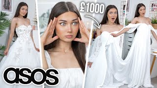 Trying On Wedding Dresses From Asos I Spent 1000