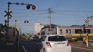 JR越後線　川崎踏切