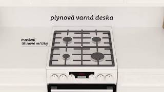 Kombinované sporáky MORA - plynová deska