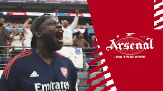 The Arsenal USA Tour Diary feat Frimpon | Pitchside in Baltimore, defeating Everton