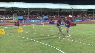 Women's Shot Put Final - Athletics - Singapore 2010 Youth Games