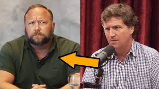 Tucker tells Rogan that Alex Jones is a prophet who can see the future