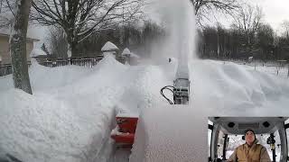 More Snow Blowing – February 11, 2025 | Cleaning Up After the Storm with Lake-Effect Blues