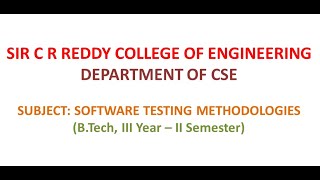 Basics Concepts of Path Testing (Part -1) STM 19-04-2021