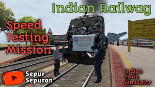 Indian Railway || Ujian Kecepatan || Indian Train Simulator