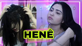 aplicação de henê -  raiz crespa, cabelo crespo -  glitter canal