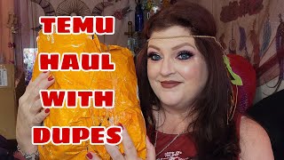 TEMU HAUL WITH DUPES