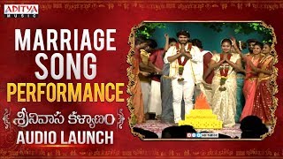 Marriage Song Performance @ Srinivasa Kalyanam Audio Launch Live | Nithiin, Raashi Khanna