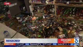 Ridgecrest Liquor Store Damaged from 7.1 Magnitude Earthquake