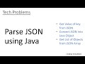 Parse JSON using Java
