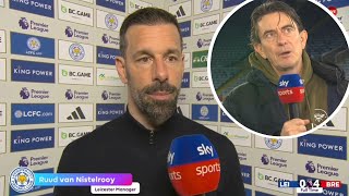 Ruud van Nistelrooy Thomas Frank Post Match Interview Leicester City 0 vs 4 Brentford 21/02/2025