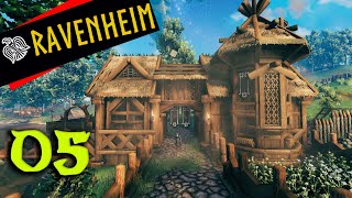 Valheim | Ravenheim Our Gatehouse valheim builds | valheim gameplay