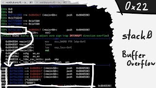 Identifying another exploit mitigation and find bypass. stack0: part 2 - bin 0x22