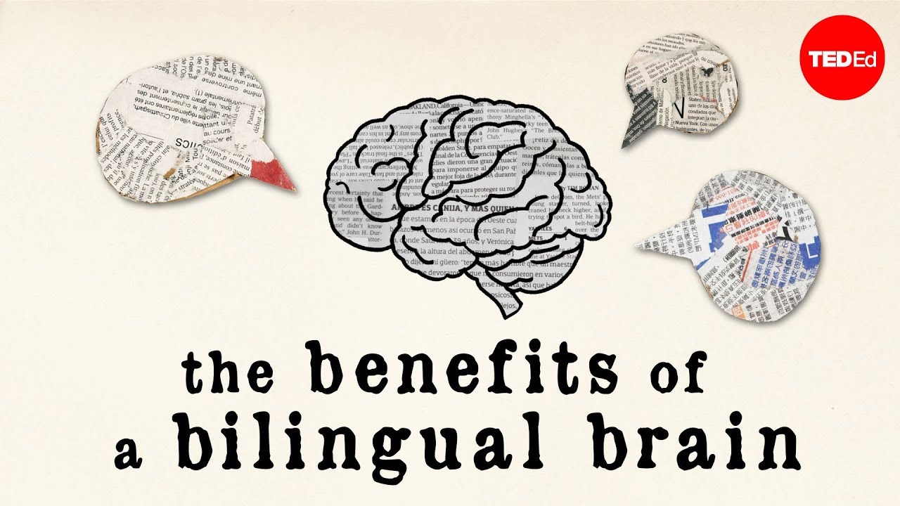 The Benefits Of A Bilingual Brain - Mia Nacamulli - YouTube