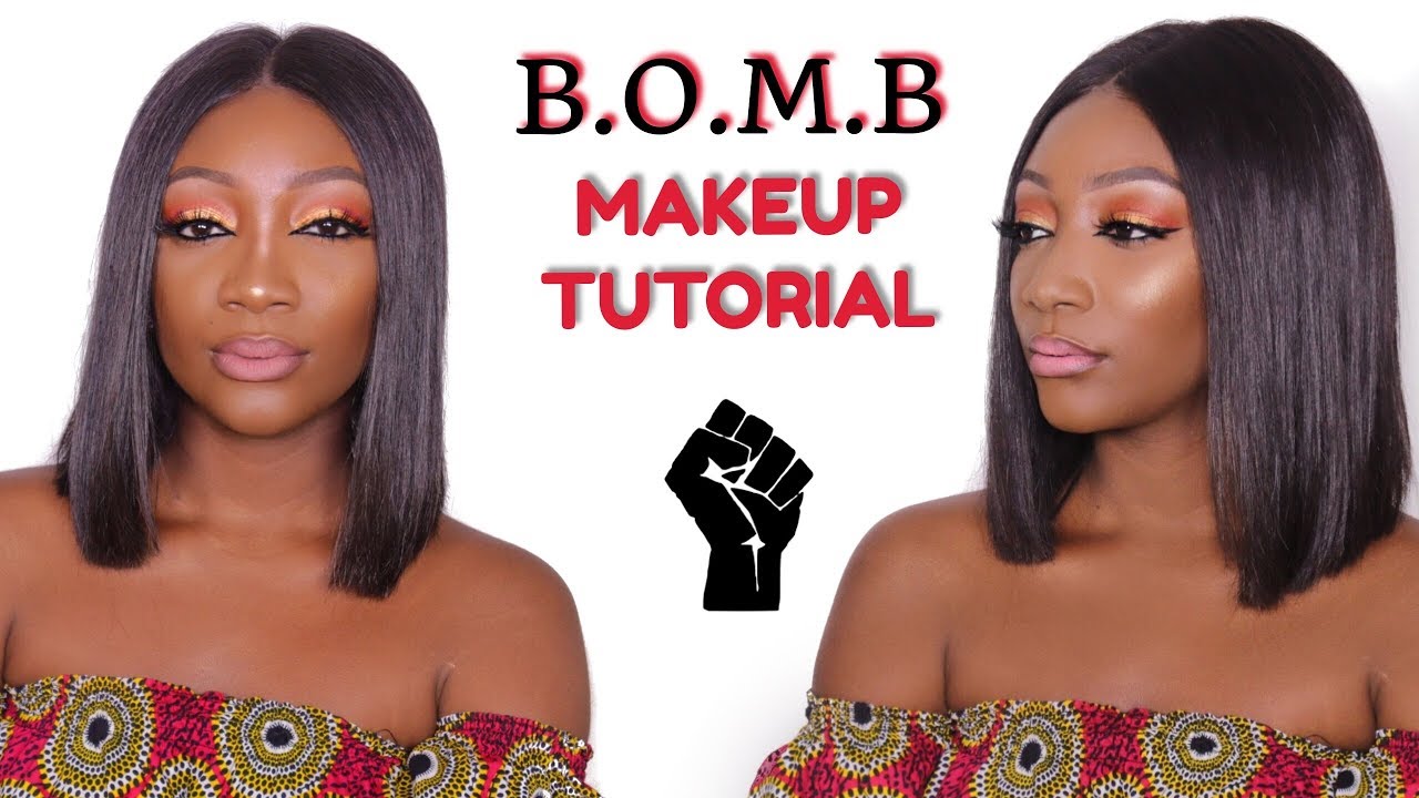 B.O.M.B | Black Owned Makeup Brands Tutorial - Full Face Using ONLY ...